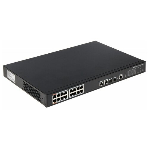 Коммутатор Dahua DH-PFS4218-16ET-240 16x100Mb 2G 16PoE управляемый