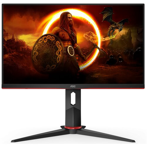 Монитор LCD AOC 23.8" 24G2ZU Gaming {IPS 1920x1080 240Hz 0.5ms 350cd 16:9 1000:1 8bit(6bit+FRC) 170/160 2xHDMI2.0 DisplayPort1.2 FreeSync(Prem) 4xUSB3.0 AudioOut 2x2W VESA}