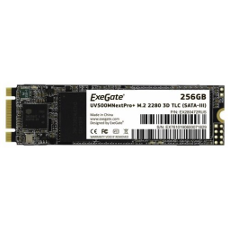 Накопитель SSD  ExeGate EX280472RUS UV500MNextPro+ 256 Gb M.2 2280  3D TLC (SATA-III)