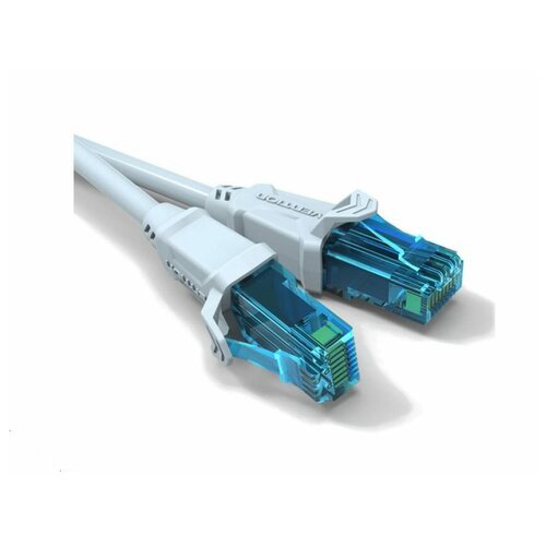 Патч-корд VENTION литой (molded), UTP, cat.5E, 5м, 4 пары, 26AWG, алюминий омедненный, 1 шт, серый