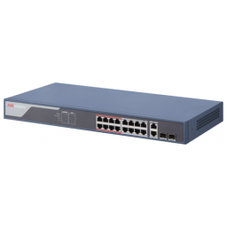 Коммутатор 16PORT 10/100M POE DS-3E1318P-EI HIKVISION