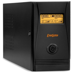 Источник бесперебойного питания ExeGate EP285581RUS SpecialPro Smart LLB-650.LCD.AVR.EURO.RJ.USB