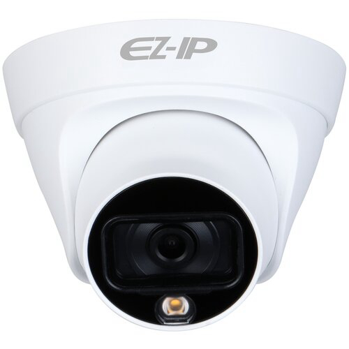 Камера видеонаблюдения IP Dahua EZ-IPC-T1B20P-LED-0280B 2.8-2.8мм цв. корп.:белый