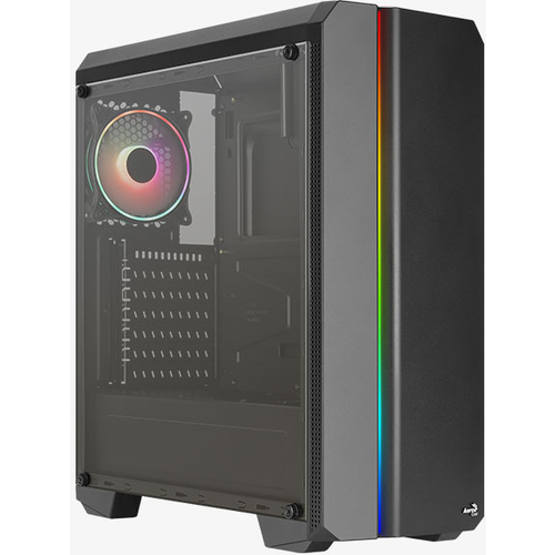 Корпус MidiTower AeroCool GENESIS-G-BK-v2 (ATX, USB3x2, USB2x2, ARGB fan x1, без БП) (4711099473892)