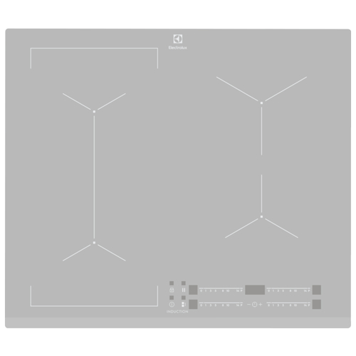 Индукционная варочная поверхность Electrolux EIV63440BS [ст-керамика, конф.:4 шт, инд.-4 шт, серый]
