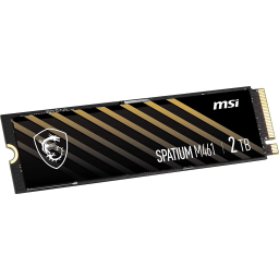 Накопитель SSD MSI SPATIUM M461 2Тб 3D NAND Скорость записи 4200 Мб/сек. Скорость чтения 5000 Мб/сек. TBW 900 Тб S78-440Q550-P83