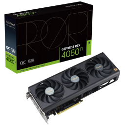 Видеокарта ASUS PROART-RTX4060TI-O16G RTX4060TI 16G,HDMI,DP*3,16G,D6