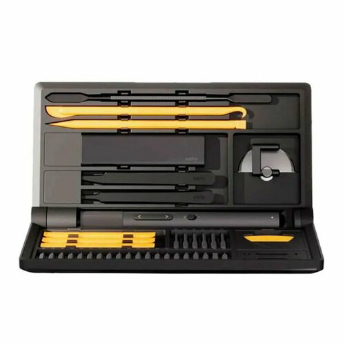 Набор инструментов для точных работ HOTO precision screwdriver kit pro (чёрный, жёлтый) HFE0002GL