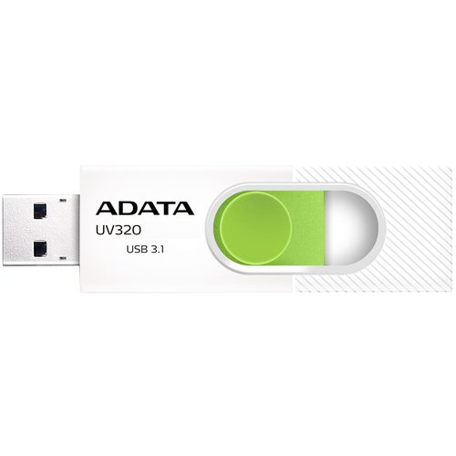 Флеш накопитель 64GB USB 3.2 Gen1 AUV320-64G-RWHGN White/Green