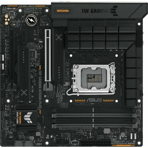 Материнская плата TUF GAMING B760M-PLUS  Soc-1700 Intel B760 4xDDR5 mATX AC`97 8ch(7.1) 2.5Gg RAID+HDMI+DP