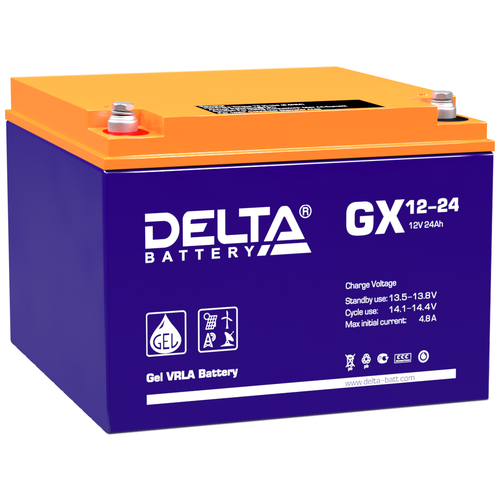 Аккумуляторная батарея для ИБП Delta GX 12-24 [12 В, 24 А*ч]