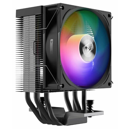 Кулер PCCooler R400 Soc-115X/1200/1700/AM4/AM5 4pin 28.3dBa 180W Al+4 тепл.трубки