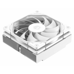 Кулер ID-COOLING IS-47-XT WHITE LGA1700/1200/115X/AM5/AM4 низкопрофильный высота 47mm (24шт/кор, TDP 95W, PWM, 4 тепл.трубки + медная база, FAN 92mm, белый) BOX