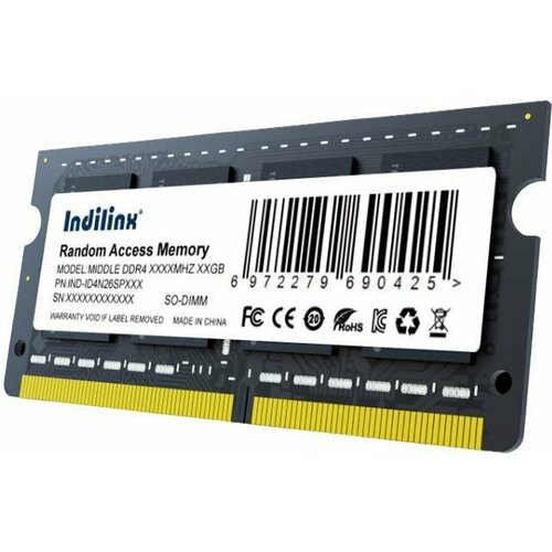 Оперативная память Indilinx SO-DIMM DDR4 16Gb PC25600 3200MHz CL16 1.2V RTL (IND-ID4N32SP16X)