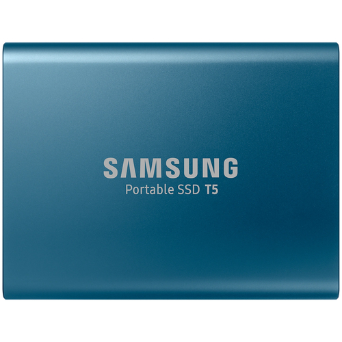 Внешний SSD диск 500ГБ Samsung "T5" MU-PA500B/WW, синий (USB3.1) (ret)