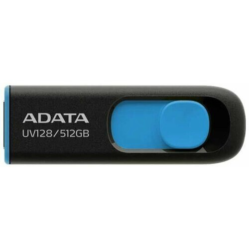 Флеш накопитель 512GB USB 3.2 Gen1 AUV128-512G-RBE Black/Blue, Performance (Max.): Up to 100MB/s read