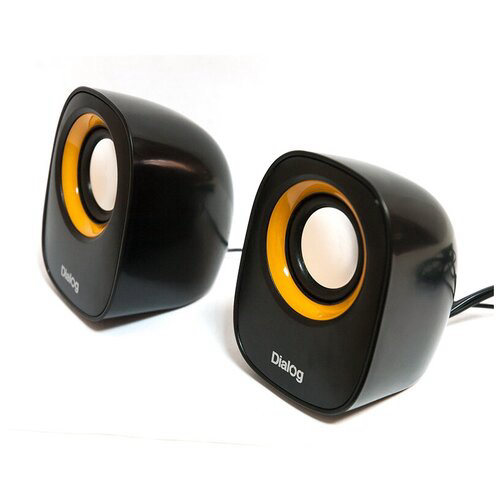 Dialog Colibri AC-06UP BLACK-WHITE {акустические колонки 2.0, 6W RMS, питание от USB}