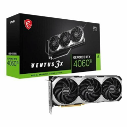 Видеокарта MSI RTX4060Ti VENTUS 3X E 8G GeForce RTX 4060TI 8Gb 128bit GDDR6 2565/18000 HDMIx1 DPx