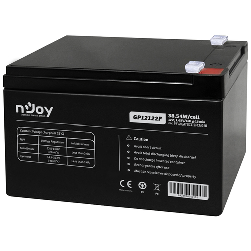 Батарея nJoy GP12122F 38.54W/cell Battery (12 В, 12 А*ч)