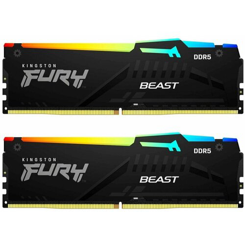 Оперативная память Kingston 16GB DDR5 5200  (2x8Gb) 5200 DIMM RGB CL36 KF552C36BBEAK2-16