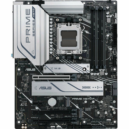 Материнская плата ASUS PRIME X670-P-CSM, Socket AM5, X670, 4*DDR5, HDMI+DP, 6xSATA3 + RAID, M2, Audio, Gb LAN, USB 3.2, USB 2.0, ATX; 90MB1BU0-M0EAYC