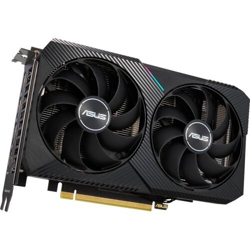 Видеокарта Asus DUAL-RTX3050-O8G-V2 NVIDIA GeForce RTX 3050 8192Mb PCI-E 4.0 128 GDDR6 1822/14000 HDMIx1 DPx3 HDCP Ret