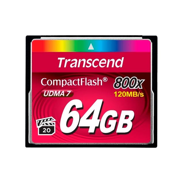 Карта памяти Transcend 64GB Compact Flash 800x